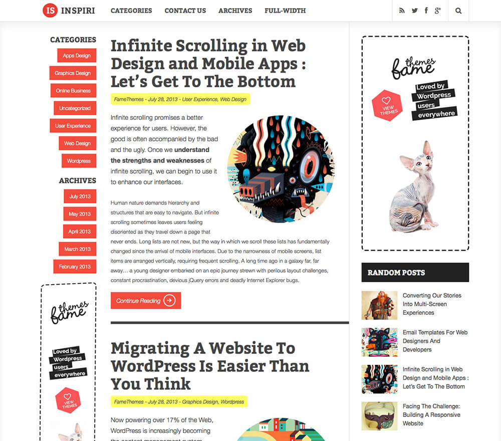 Inspirin WordPress Theme